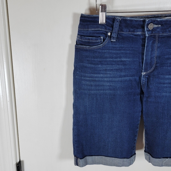 Paige Jax Knee-Length Denim Shorts Size 28 - Picture 3 of 9
